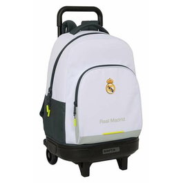 SAFTA Trolley compact Real Madrid 25/26 45cm - Sac à dos amovible, compartiment principal spacieux, poignée supérieure et bandoulière rembourrées