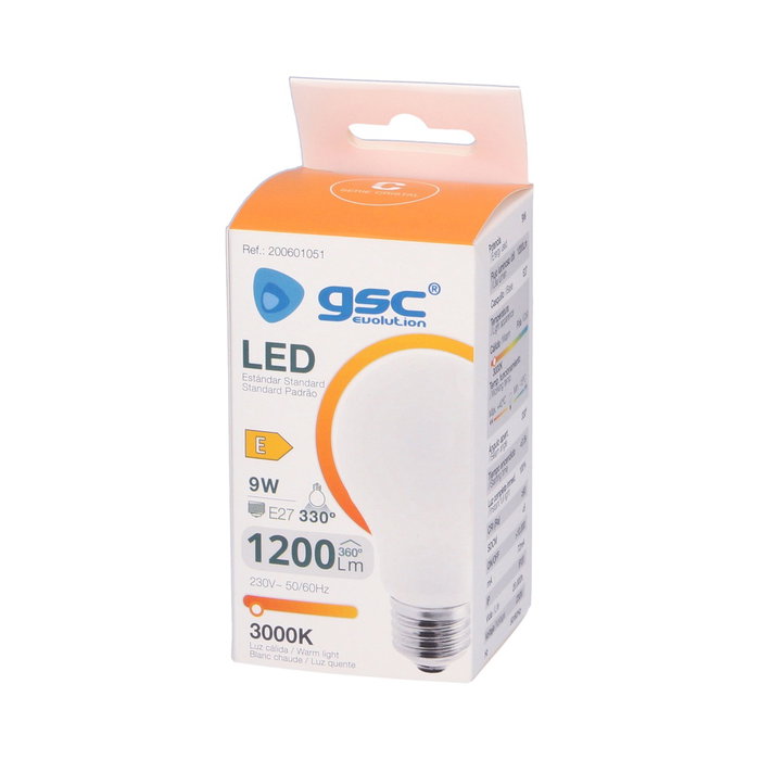 GSC Evolution Ampoule LED Série Cristal 9W E27 3000K