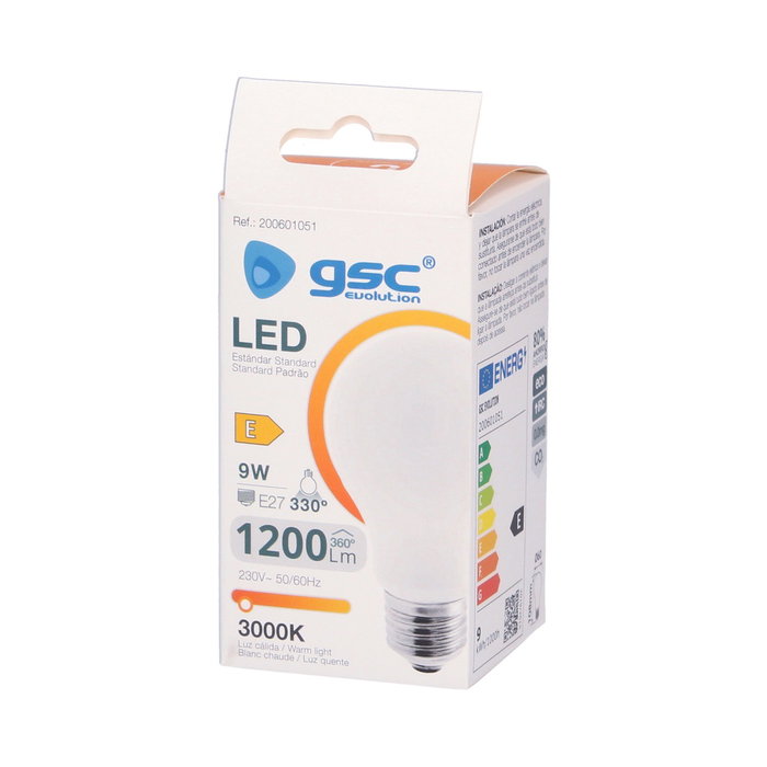 GSC Evolution Ampoule LED Série Cristal 9W E27 3000K