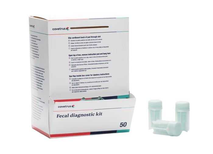 Covetrus Kit pour analyse d'échantillons fécaux 50 unités Covetrus Kit pour analyse d'échantillons fécaux 50 unités