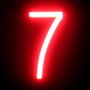Green Ice Lettre LED Néon 7 - 87x161x38 mm