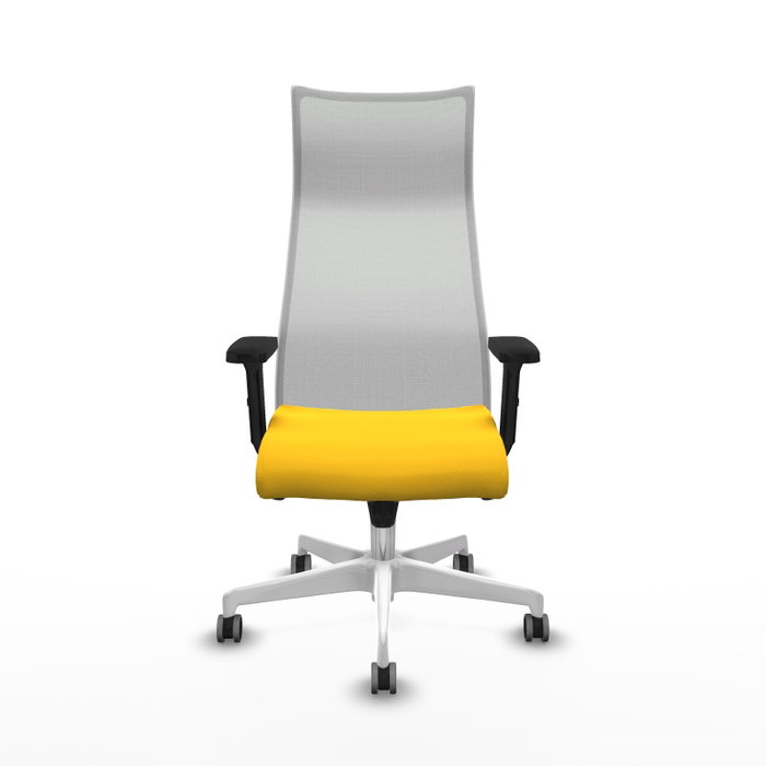 Piqueras y Crespo Chaise de Bureau Albacete Jaune et Blanc Piqueras y Crespo Chaise de Bureau Albacete Jaune et Blanc