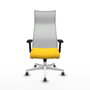 Piqueras y Crespo Chaise de Bureau Albacete Jaune et Blanc