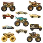 Hot Wheels - Pack de 10 véhicules Trophée des Champions, 5 camions et 6 voitures Monster Truck à collectionner échelle 1/64, jouet pour enfants à partir de 3 ans