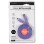 Be Mix Câble USB Plat 2 m avec Port de Chargeur Universel