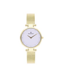 Radiant RA519603 avec cadran gris et bracelet doré