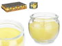 Ibergarden Bougie Aromatique Citronnelle dans Pot en Verre 7 cm x 4 cm x 3 cm (Set de 24)