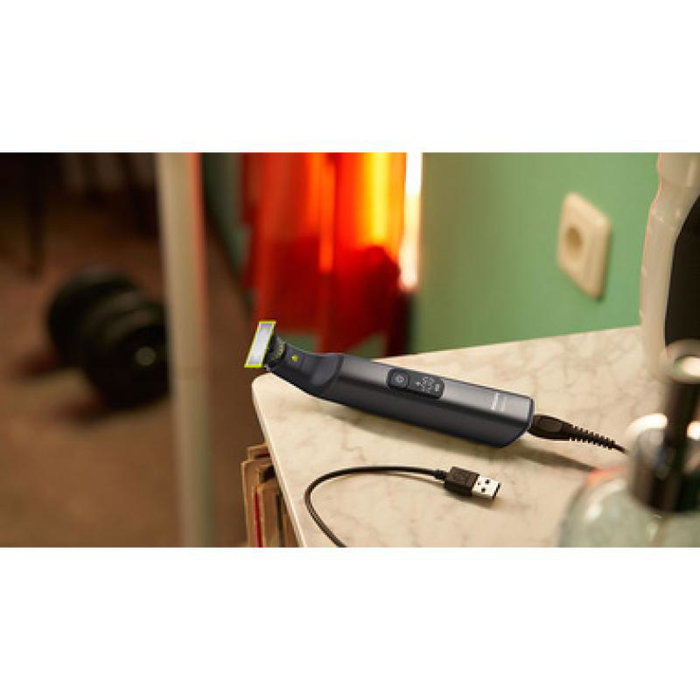 Philips QP6542/15 OneBlade Pro Tondeuse Visage et Corps Noir