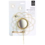 Home Deco Factory Miroir Décoratif avec Patère Doré