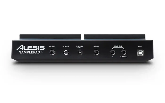 ALESIS SamplePad4 Instrument de Samples et Percussion 4 Pads avec bibliothèque de 25 sons et entrée trigger double