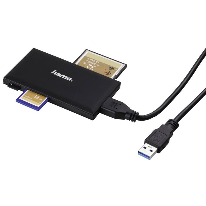 Hama Lecteur de carte SD Multi-Card Noir Hama Lecteur de carte SD Multi-Card Noir