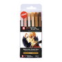Sakura Sakura Koi Coloring Brush Pen set Portrait | 6 couleurs