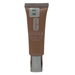 Clinique Fond de teint liquide Perfectly Real Make-Up finition naturelle, teinte 08 Ombre, flacon de 10 ml - Testeur