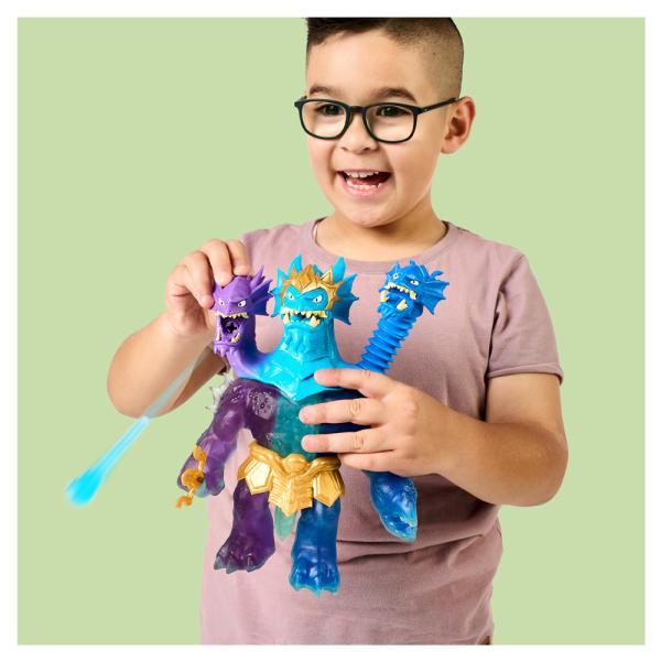 Bandai Figurine Goo Jit Zu King Hydra avec 3 Têtes, Lumières et Son