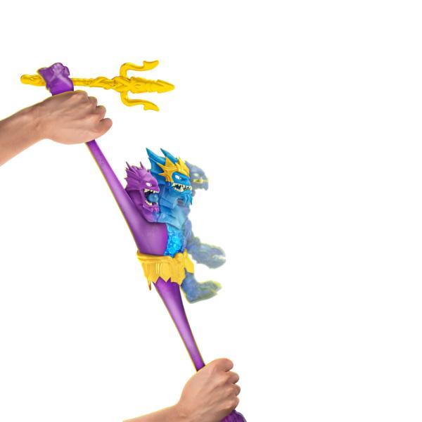 Bandai Figurine Goo Jit Zu King Hydra avec 3 Têtes, Lumières et Son