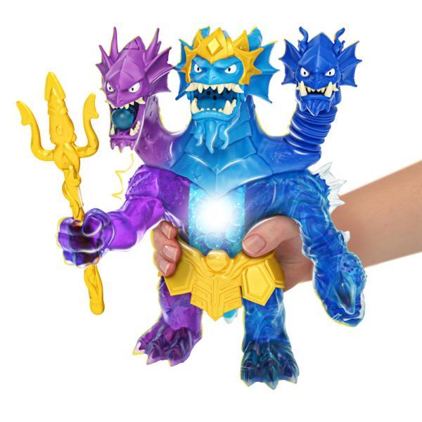 Bandai Figurine Goo Jit Zu King Hydra avec 3 Têtes, Lumières et Son