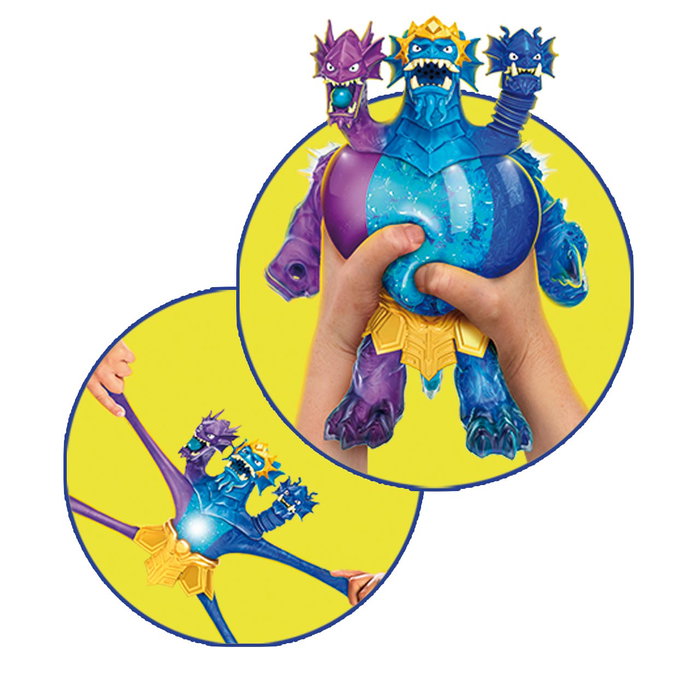 Bandai King Hydra Goo Jit Zu - Figurine avec lumières et sons Bandai King Hydra Goo Jit Zu - Figurine avec lumières et sons