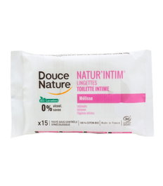 Douce Nature Lingettes intimes hypoallergéniques 15 unités