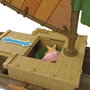 Mattel Disney Princess Vaiana (Moana) Canot flottant avec poupée et accessoires, jouet d'eau et de plage pour enfants, 38 cm