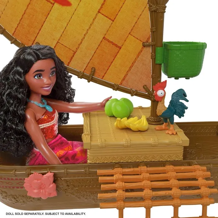 MATTEL Disney Princess Vaiana et sa pirogue