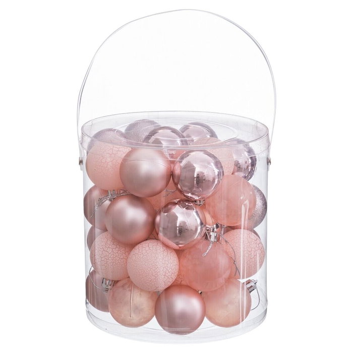 BigBuy Home Boules de Noël Rose Plastique Ø 5 cm (40 Unités) inevitable BigBuy Home Boules de Noël Rose Plastique Ø 5 cm (40 Unités) inevitable