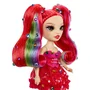 Rainbow High Poupée Mannequin Be Dazzling Vivienne Rouge 28 cm avec Pierres Précieuses Scintillantes et Accessoires