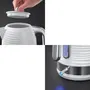 Russell Hobbs Bouilloire électrique Inspire 24360-70, 1.7L, ébullition rapide, filtre anti-calcaire, design blanc brillant