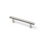 Rei Tirador de meuble type poignée modèle 891h acier inoxydable finition aluminium 96 mm