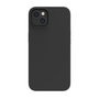 Muvit Recycletek Coque Liquid Silicone MagSafe pour iPhone, protection recyclée 100%, charge sans fil 15W, compatible Qi