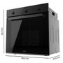 Cecotec Bolero Hexa M236000 Dark Inox Time, Four multifonction 70 L