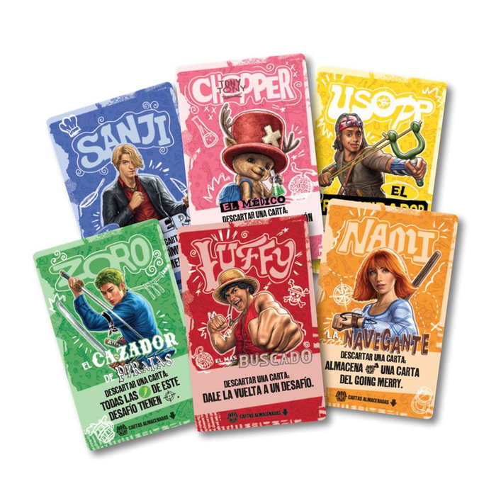 Asmodee Jeu de société 5 Minute One Piece – Jeu de cartes coopératif pour 2 à 5 joueurs dès 8 ans – Partie de 5 minutes – Version française