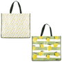 Entre Temps Sac de courses imprimé citrons 50x22 cm