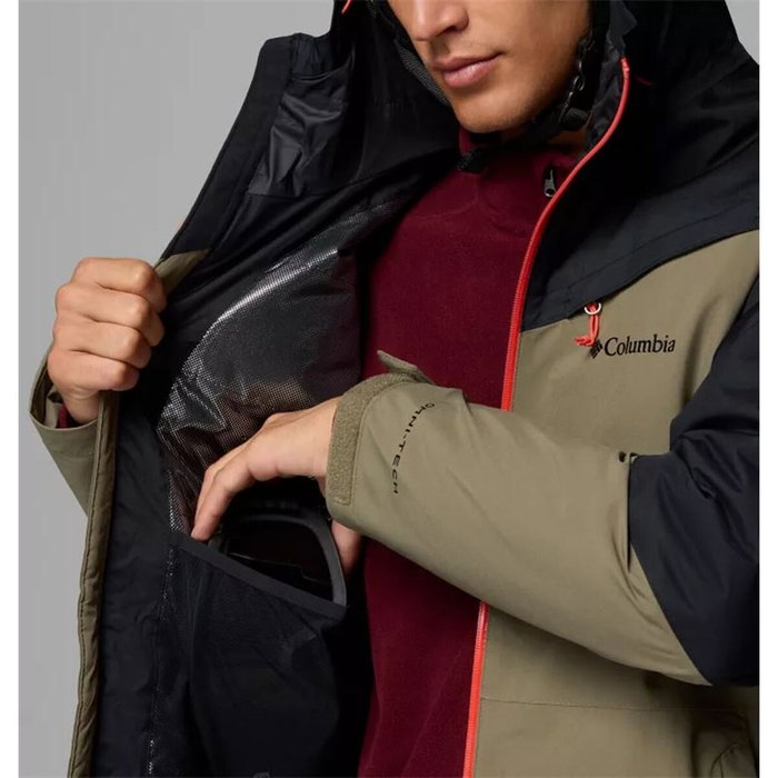 Anorak de ski Columbia Iceberg Point™ II Marron Noir Homme 5-6 Ans