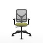 PIQUERAS Y CRESPO Chaise Motilla Synchrone/Traslack Vert olive et Gris