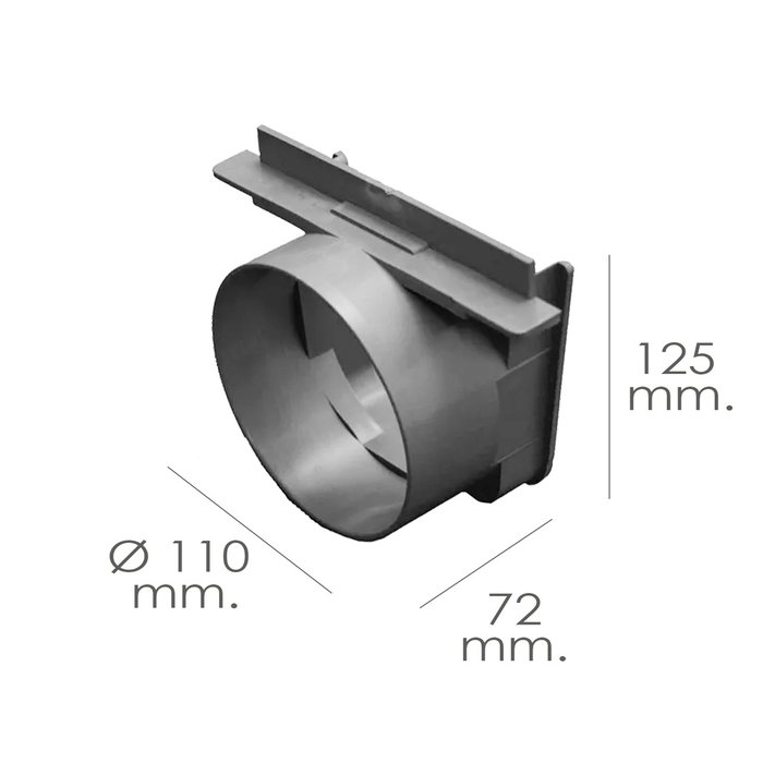 Wolfpack Linea Profesional Tapa Canaleta Garage T133 C/Salid 110