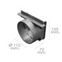 Wolfpack Linea Profesional Tapa Canaleta Garage T133 C/Salid 110
