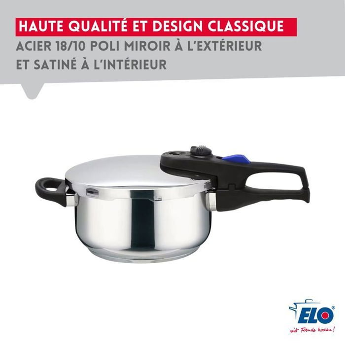 Fackelmann ELO Praktika Autocuiseur vapeur 4L, 22 cm