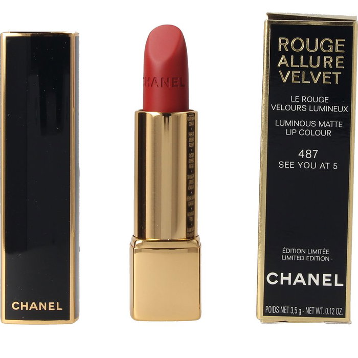 Chanel Rouge Allure Velours N°48 - Rendez-vous à 17h 3,5 g Rouge à Lèvres Mat Chanel Rouge Allure Velours N°48 - Rendez-vous à 17h 3,5 g Rouge à Lèvres Mat