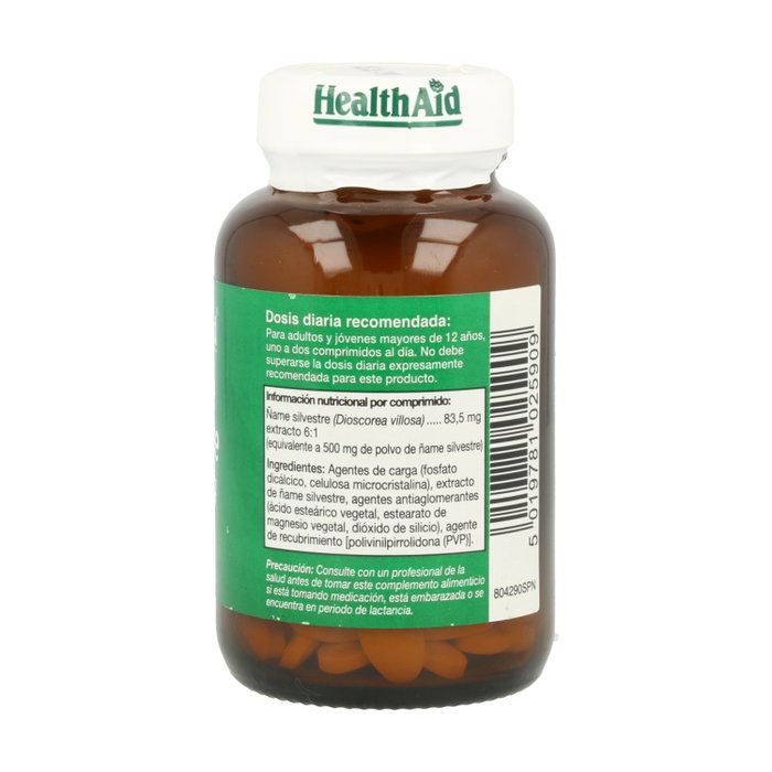 HEALTHAID Ñame silvestre (Dioscorea villosa) 500 mg - 60 Comprimés