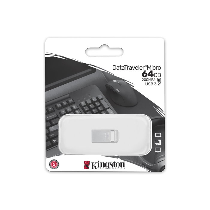 Kingston DataTraveler DTMC3G2/64GB 64 Go Clé USB 3.2 Metal