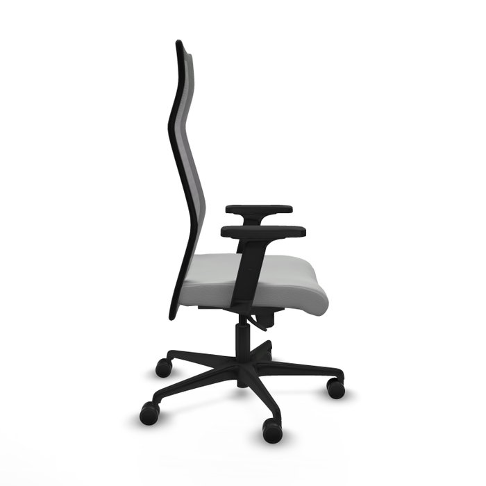 Piqueras y Crespo Chaise de Bureau Albacete Gris clair et Noir Piqueras y Crespo Chaise de Bureau Albacete Gris clair et Noir
