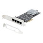 StarTech PR42GI Carte réseau 4 ports RJ-45 2.5Gbps PCIe Intel I225-V