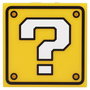 PALADONE Lampe Question Block Super Mario, Décorative, 19 cm, Lumière Jaune, Alimentation USB ou 3x AAA