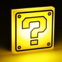 PALADONE Lampe Question Block Super Mario, Décorative, 19 cm, Lumière Jaune, Alimentation USB ou 3x AAA
