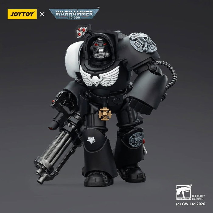 Joy Toy (CN) Warhammer 40,000 Raven Guard Terminator 3 avec Power Fist et Assault Cannon