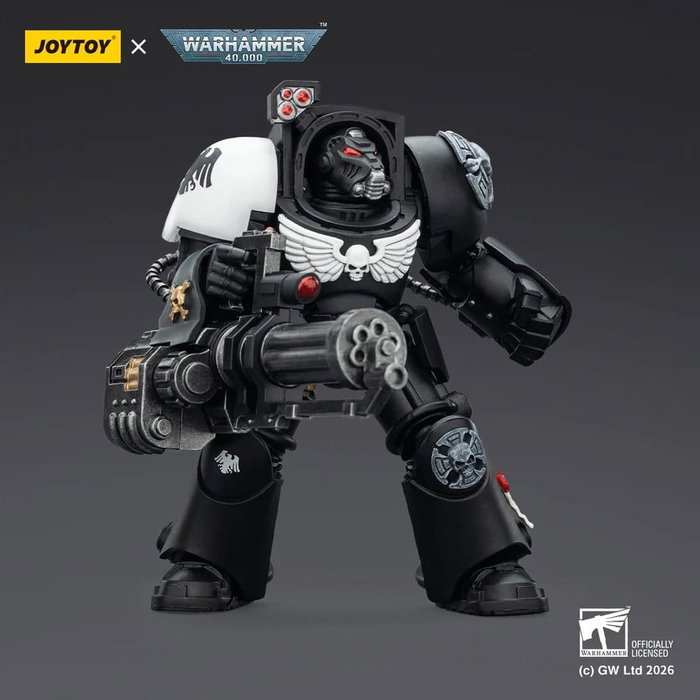 Joy Toy (CN) Warhammer 40,000 Raven Guard Terminator 3 avec Power Fist et Assault Cannon