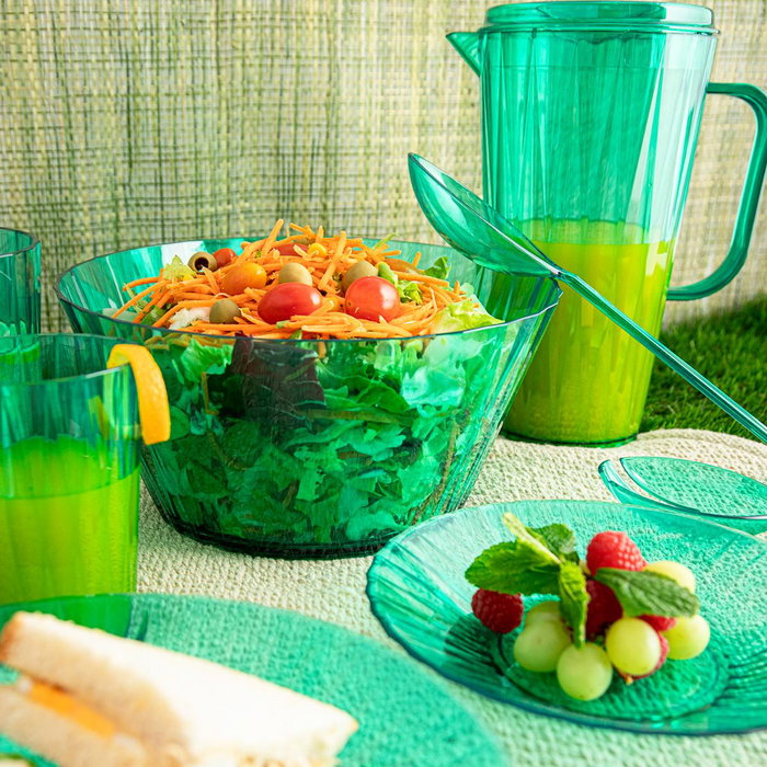 Quid Assiette Iris Poliestireno 19 cm Vert