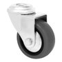 Cascoo Rueda Emily de 40 mm, goma gris, sin freno
