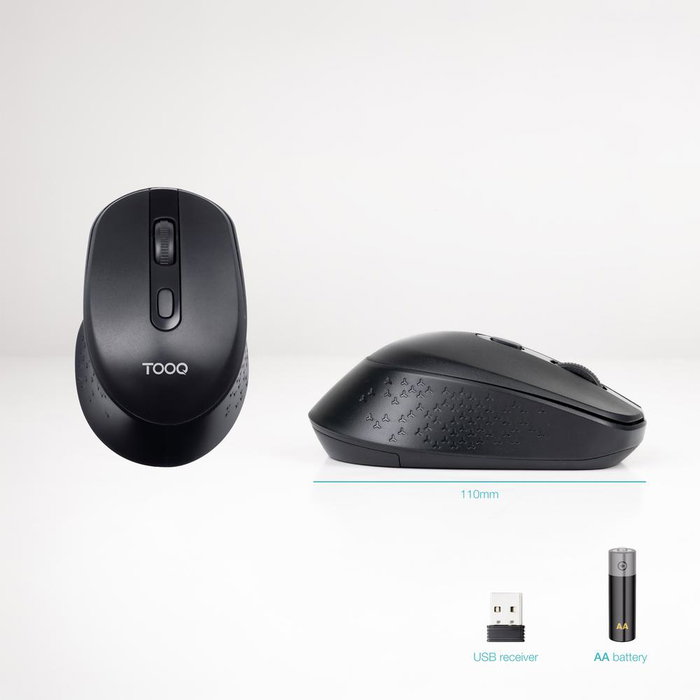 Tooq Souris sans fil TQMW - 1101 - B Noir