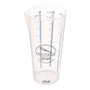 5Five Verre mesureur transparent 500 ml en polypropylène 8,5 x 8 x 16,5 cm
